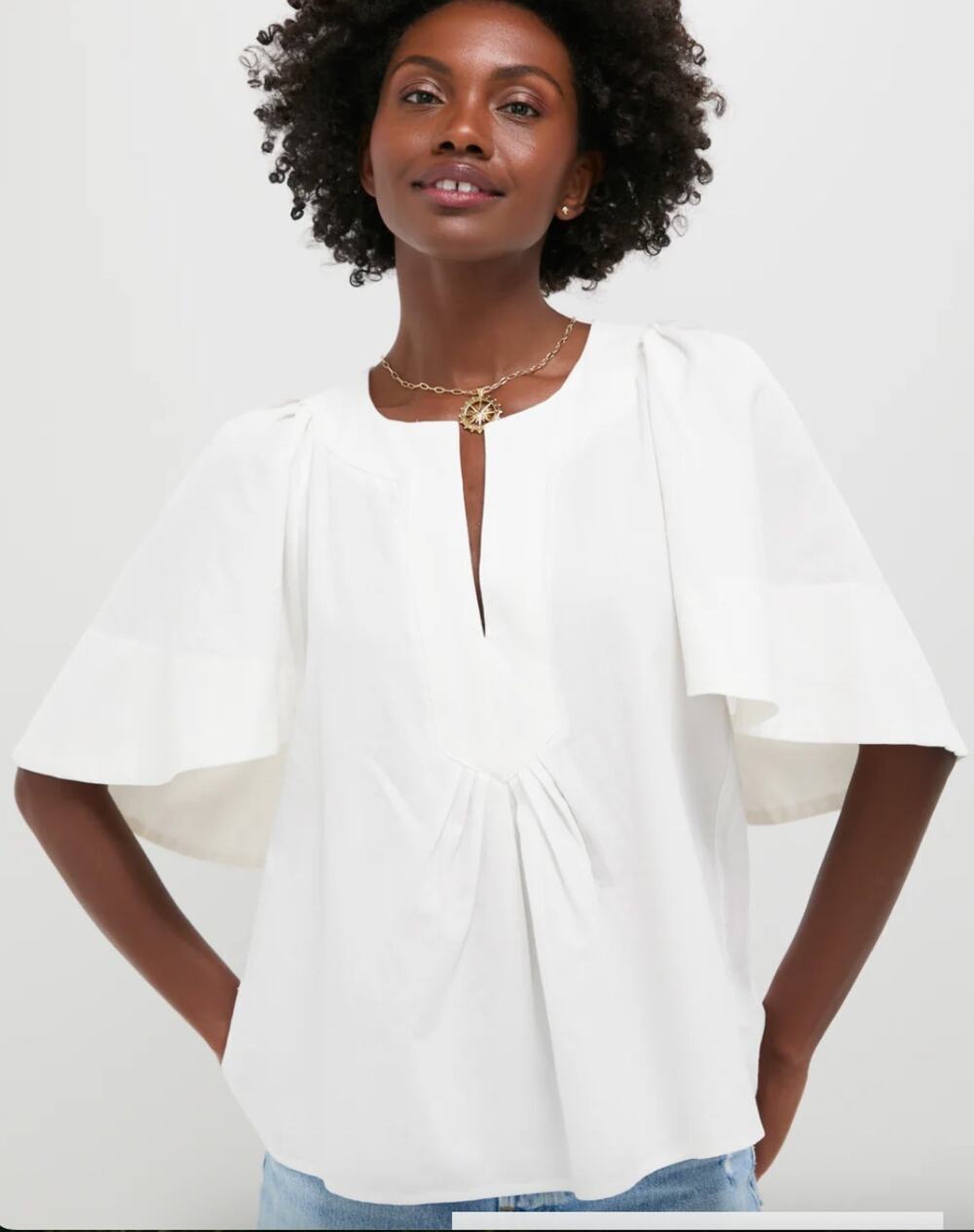 Tuckernuck Pomander Place Finley Flutter Sleeve Top